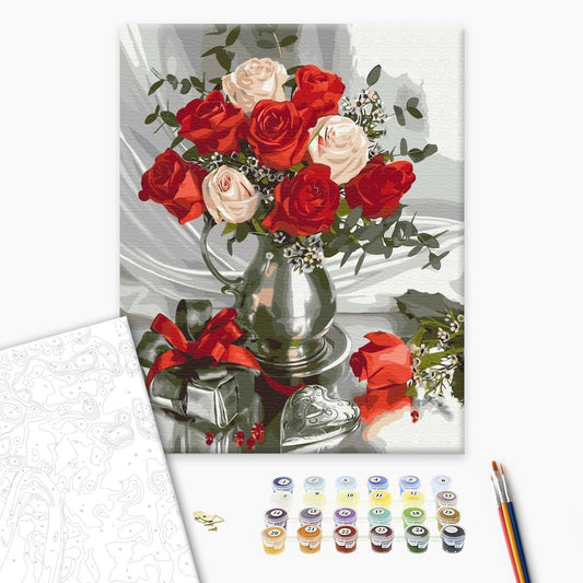 Roses douées - Peinture par numéro