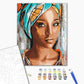 Portrait d'une femme africaine - Peinture par numéro