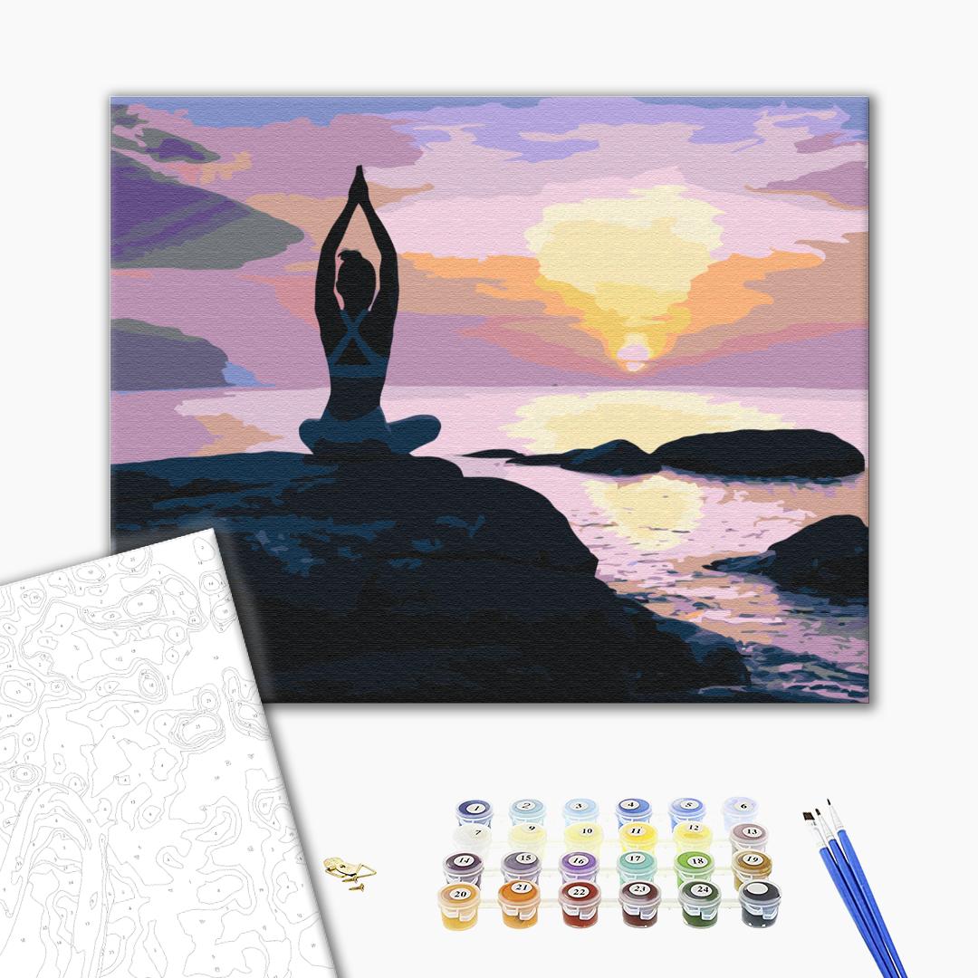 Méditation du matin - Peinture par numéro