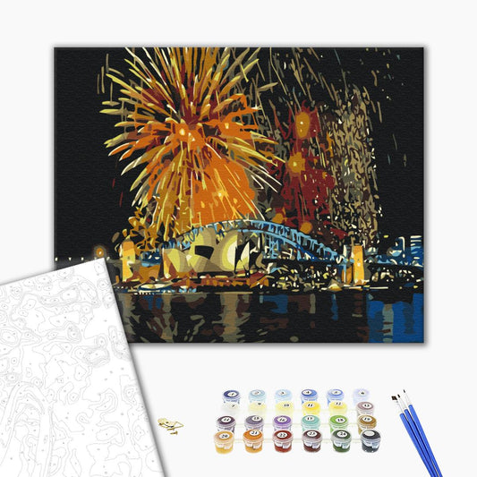 Sydney célèbre - Peinture par numéro