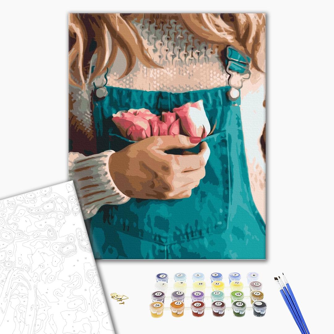 Une poche pour la tendresse - Peinture par numéro