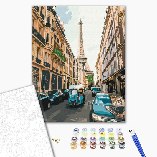 Paris touristique - Peinture par numéro