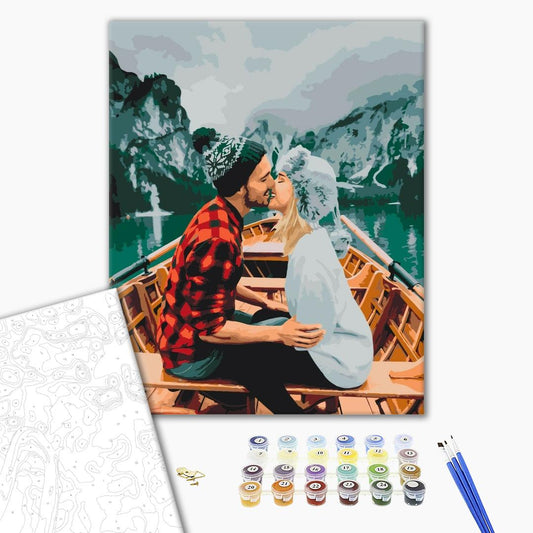 L'amour sur le lac Bryce - Peinture par numéro
