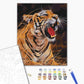 Rugissement d'un tigre - Peinture par numéro