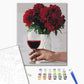 Vin de pivoine - Peinture par numéro