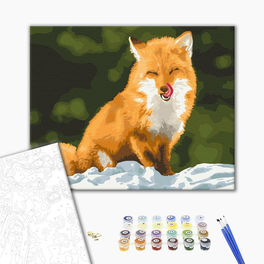 Petite soeur de renard - Peinture par numéro