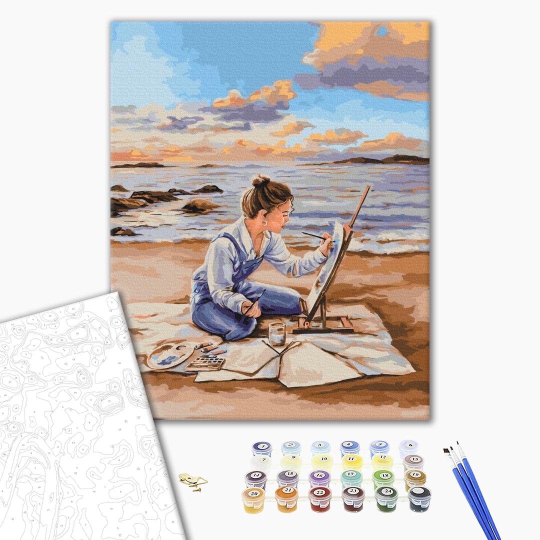Peint coucher de soleil @ dyna mykhailyshyn - Peinture par numéro