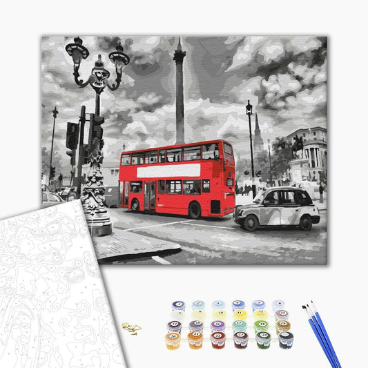 Bus à Londres - Peinture par numéro
