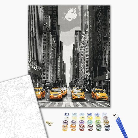 Taxi de New York - Peinture par numéro