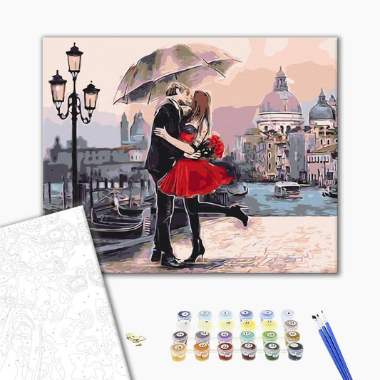 Couple à Venise - Peinture par numéro
