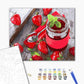 confiture de fraise - Peinture par numéro