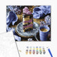 Dessert lilas - Peinture par numéro