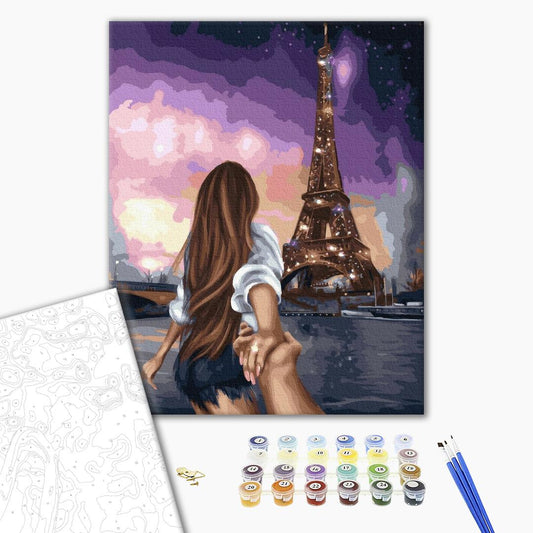 Dites Paris "Oui!" - Peinture par numéro