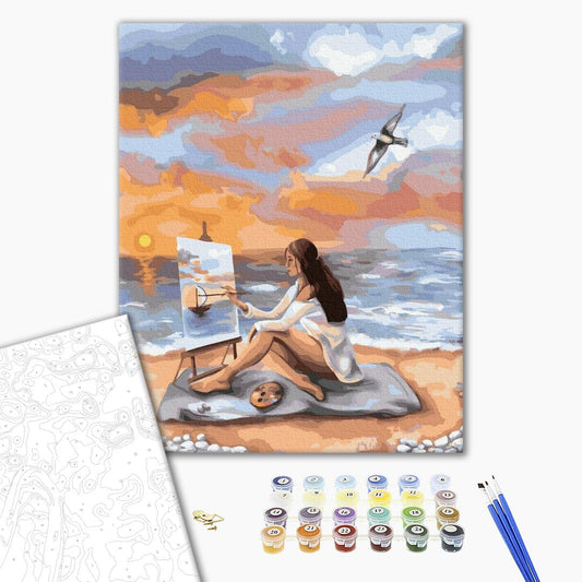 Mer d'inspiration - Peinture par numéro