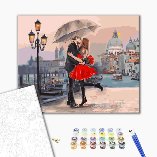 Couple à Venise - Peinture par numéro
