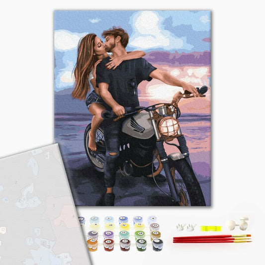 L'adrénaline de l'amour - Peinture par numéro