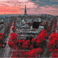 Couleurs écarlates de Paris - Peinture par numéro