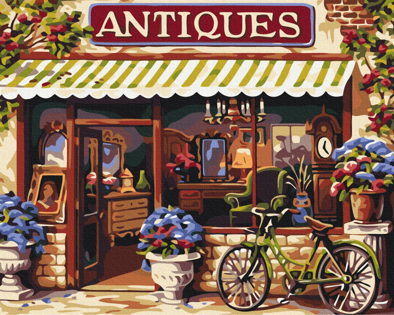 Magasin d'antiquités - Peinture par numéro