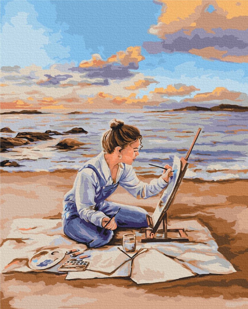 Peint coucher de soleil @ dyna mykhailyshyn - Peinture par numéro