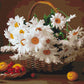 Marguerites sauvages - Peinture par numéro