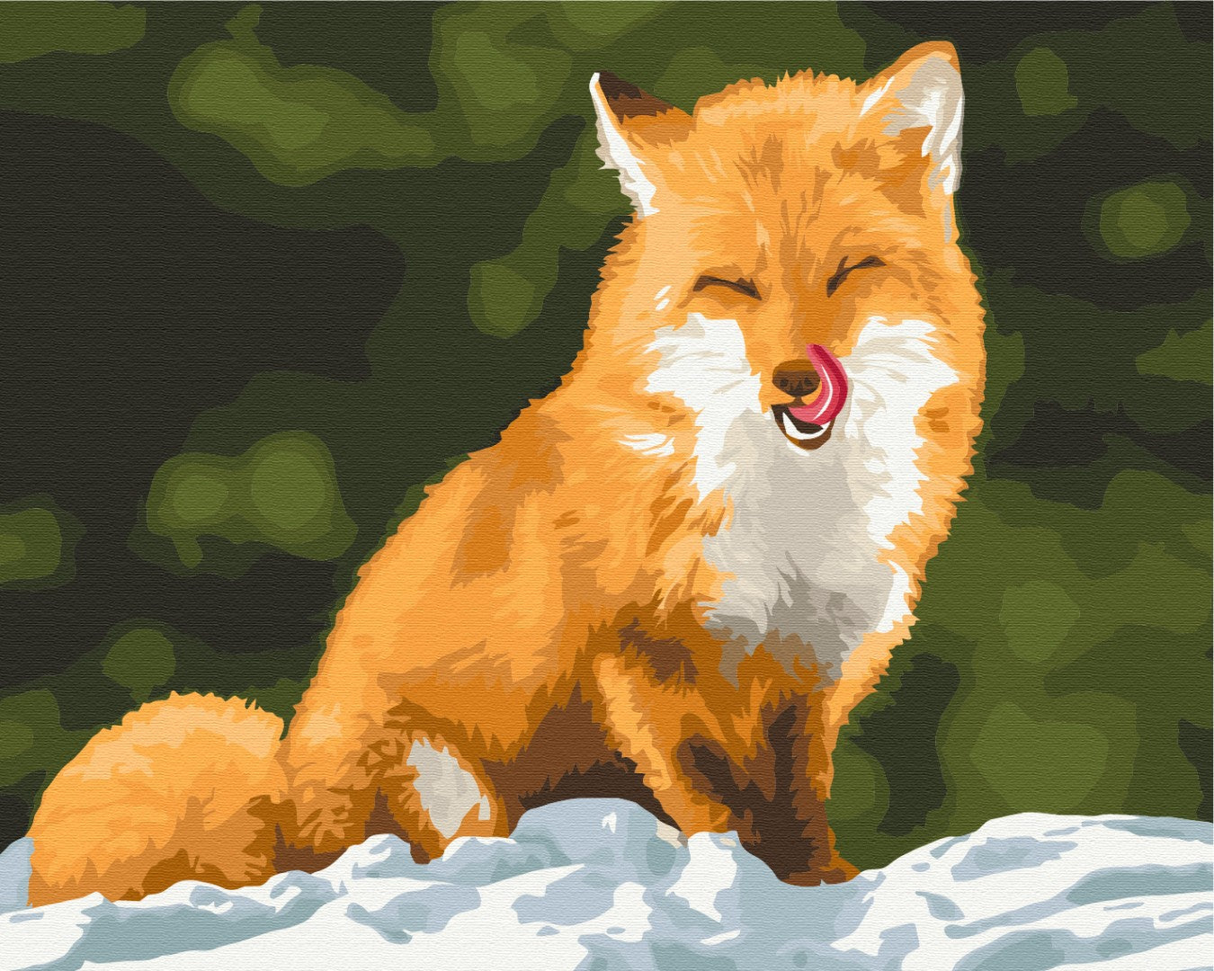 Petite soeur de renard - Peinture par numéro