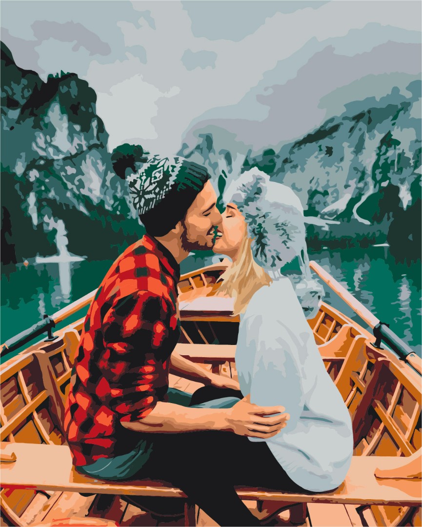 L'amour sur le lac Bryce - Peinture par numéro