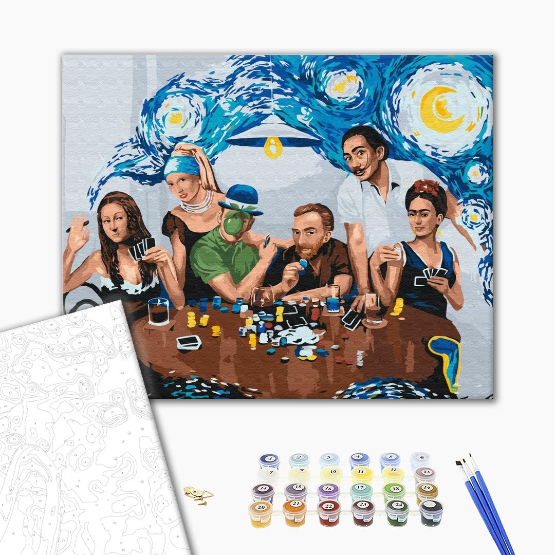 Amis-maîtres - Peinture par numéro - Peinture Souvenir