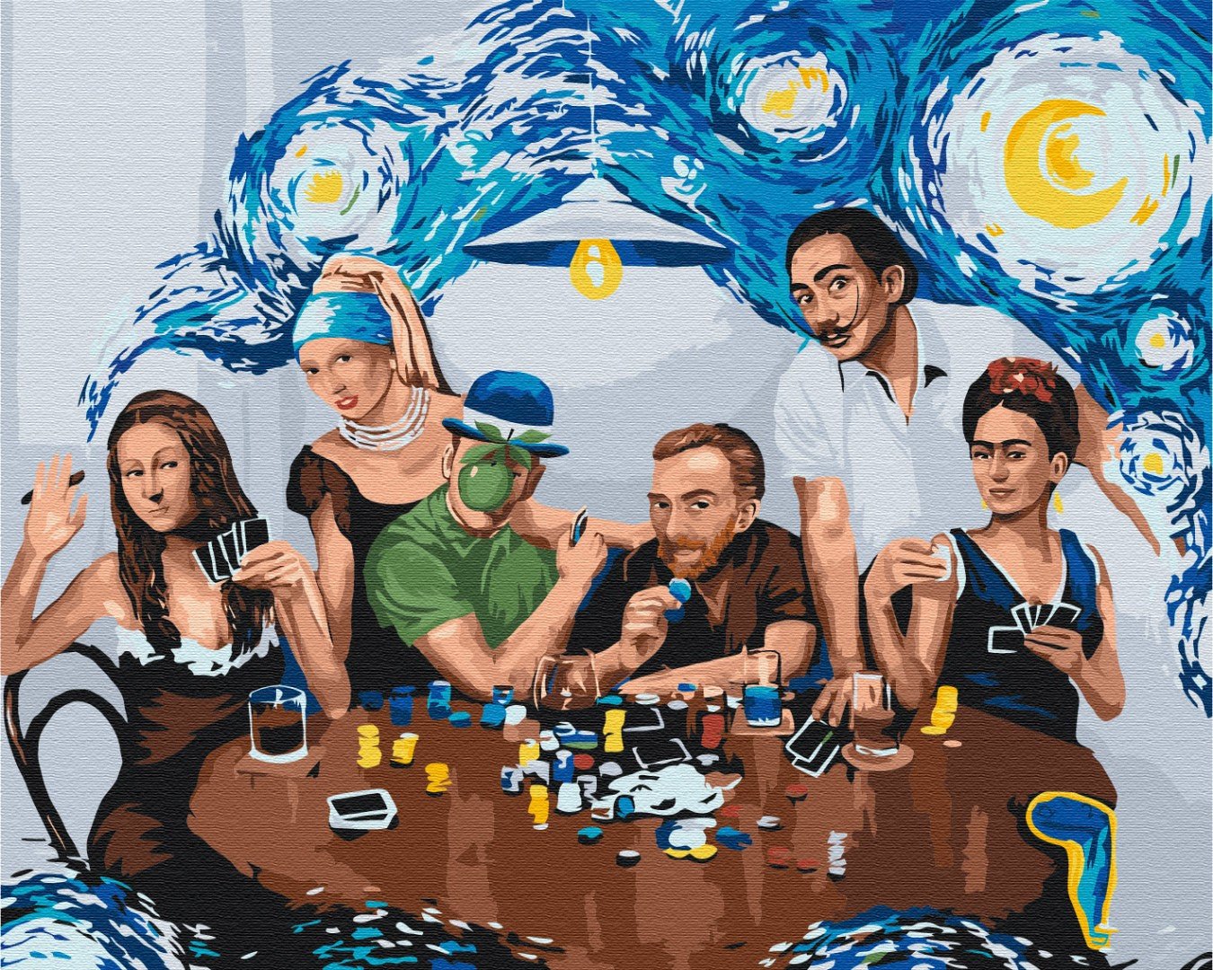 Amis-maîtres - Peinture par numéro - Peinture Souvenir