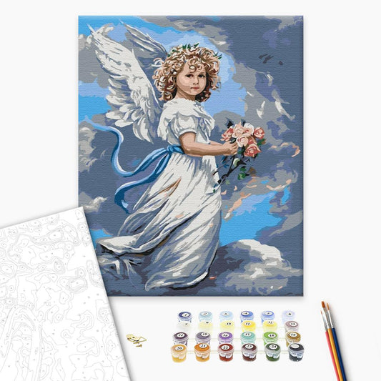 Ange du ciel - Peinture par numéro - Peinture Souvenir