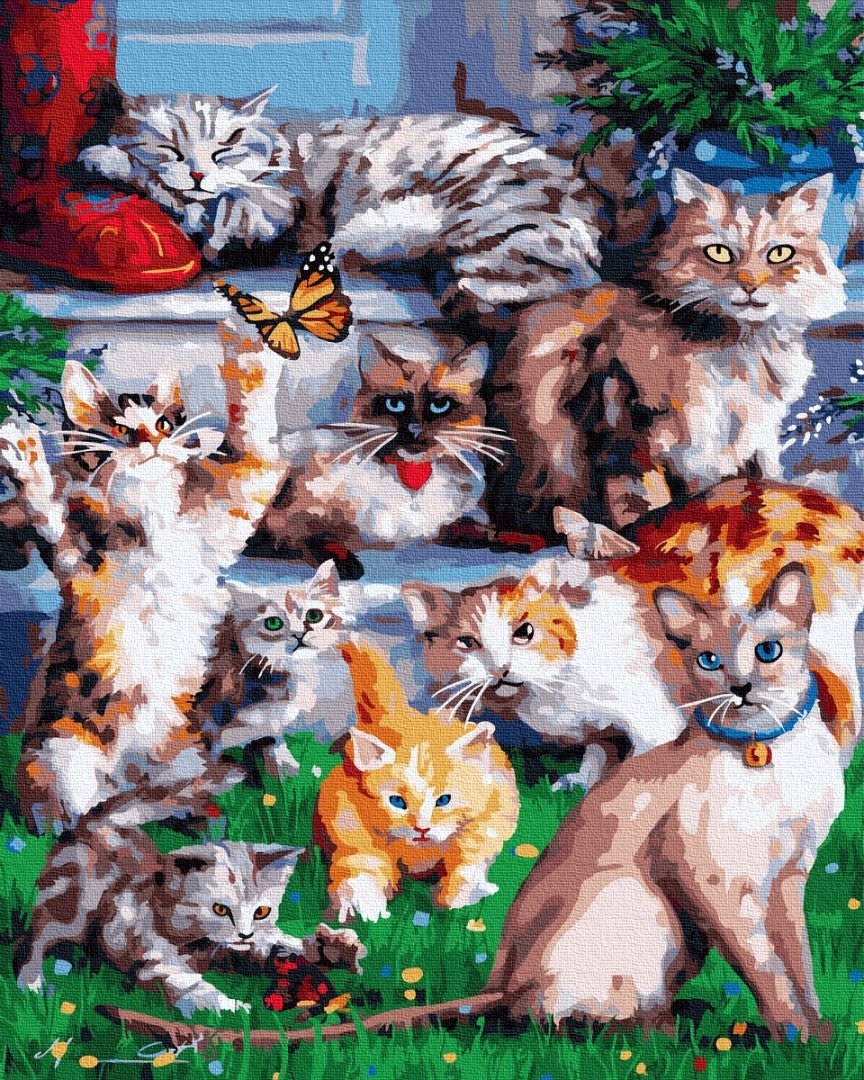 Animaux domestiques - Peinture par numéro - Peinture Souvenir