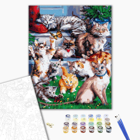 Animaux domestiques - Peinture par numéro - Peinture Souvenir