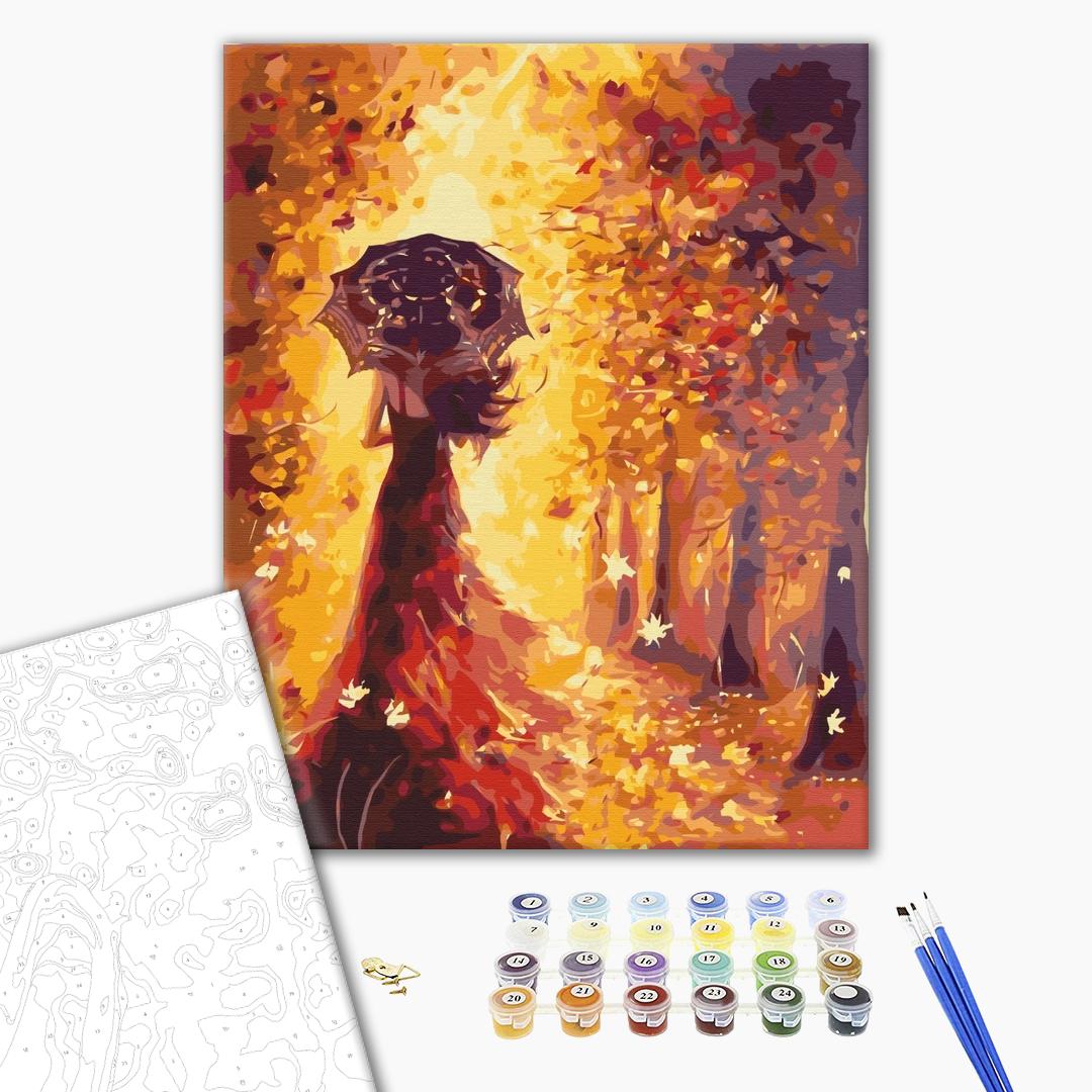 Automne doré - Peinture par numéro - Peinture Souvenir