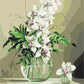 Orchidées dans un vase - Peinture par numéro
