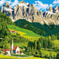 Maison dans les Alpes - Peinture par numéro