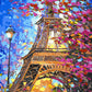 Paris au printemps - Peinture par numéro