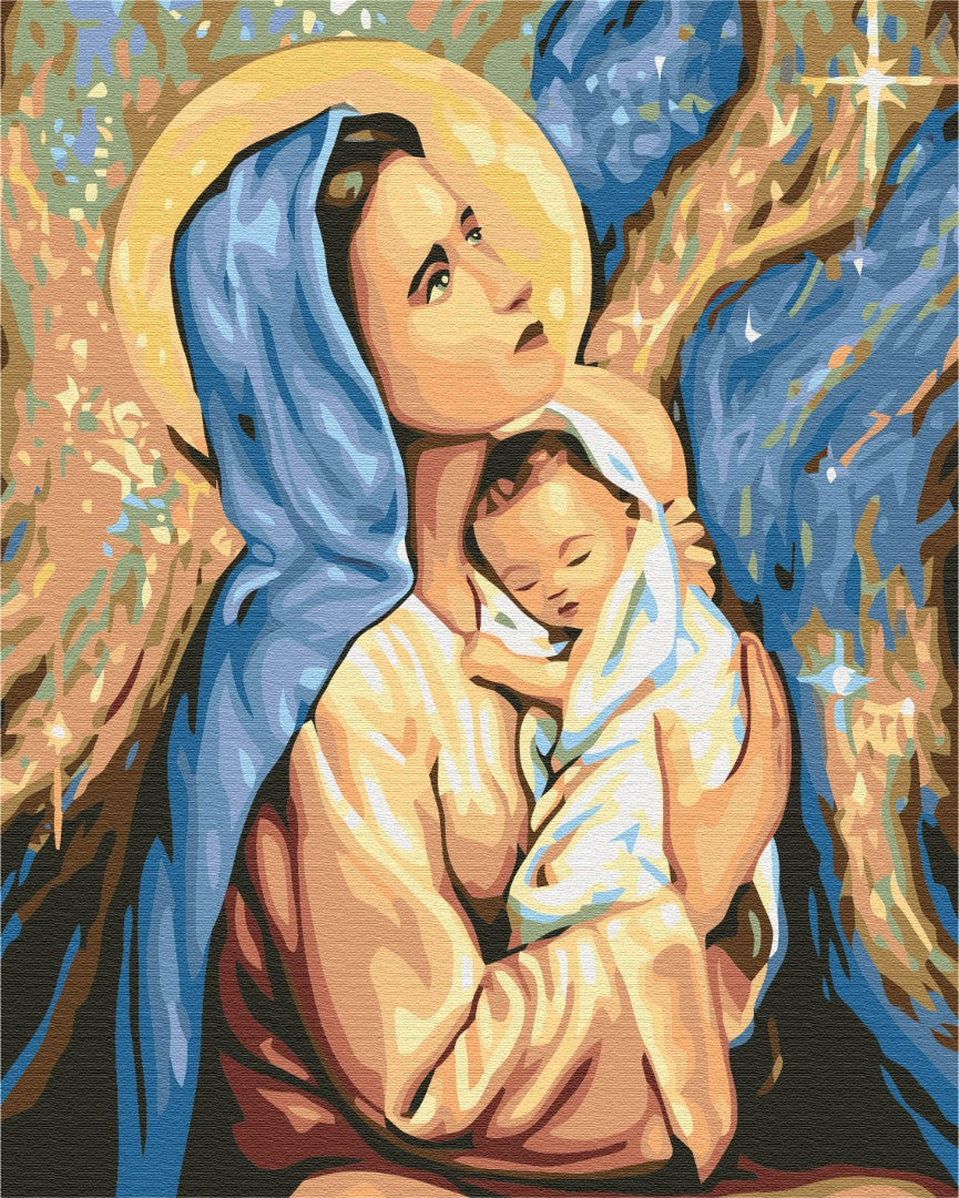 Marie et Jésus - Peinture par numéro