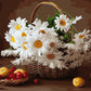 Marguerites sauvages - Peinture par numéro