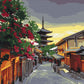 Soirée à Kyoto - Peinture par numéro