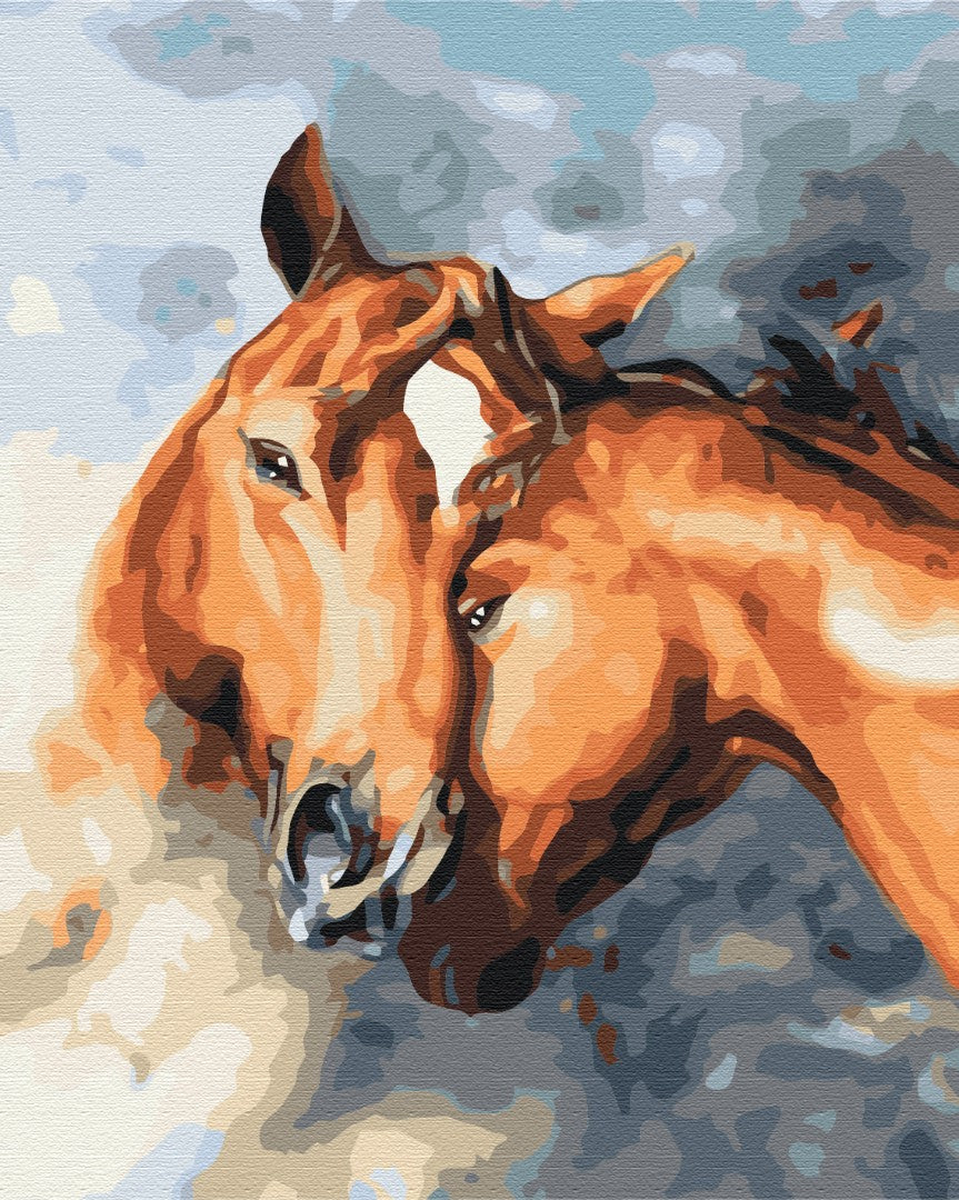 Tendreté des chevaux - Peinture par numéro