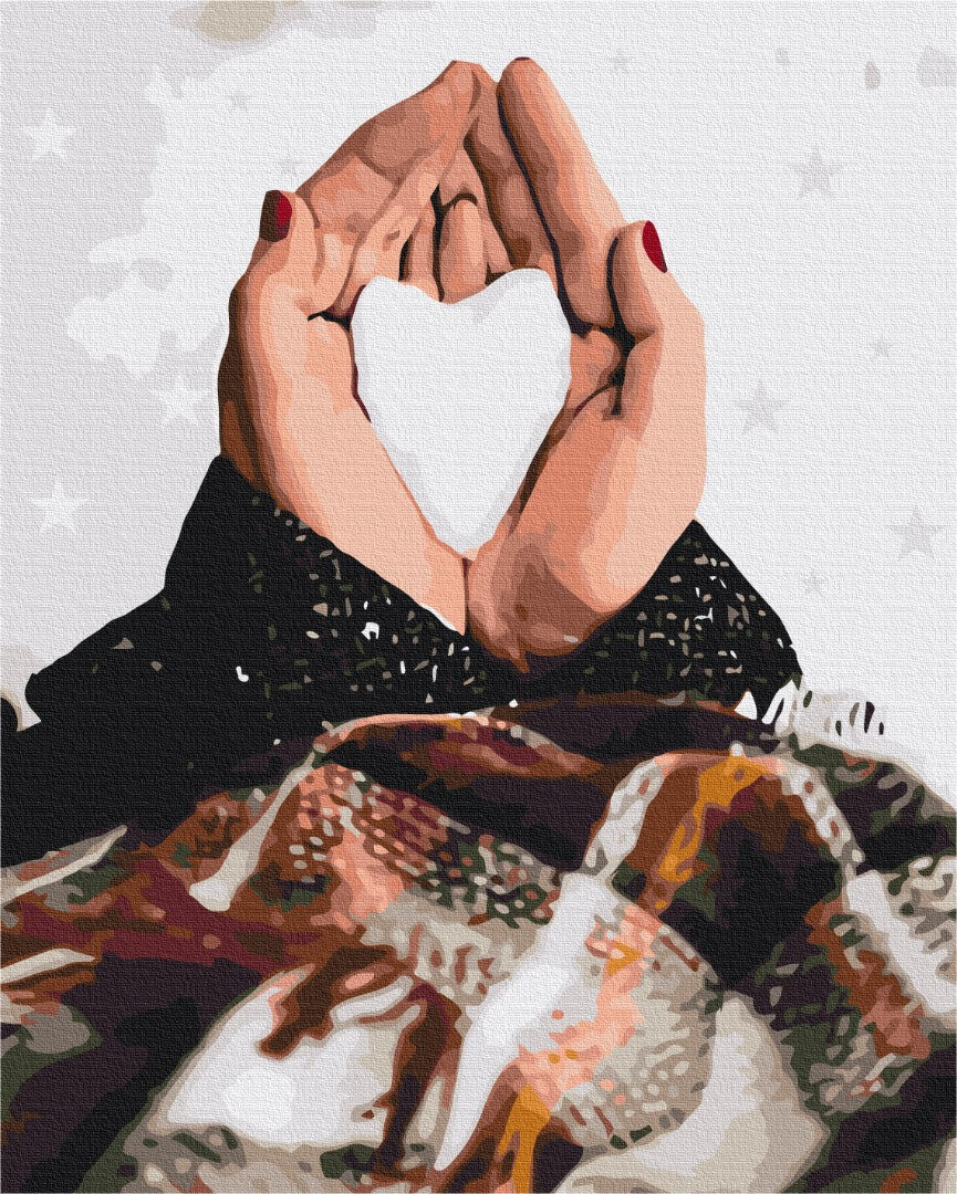 L'amour d'hiver - Peinture par numéro