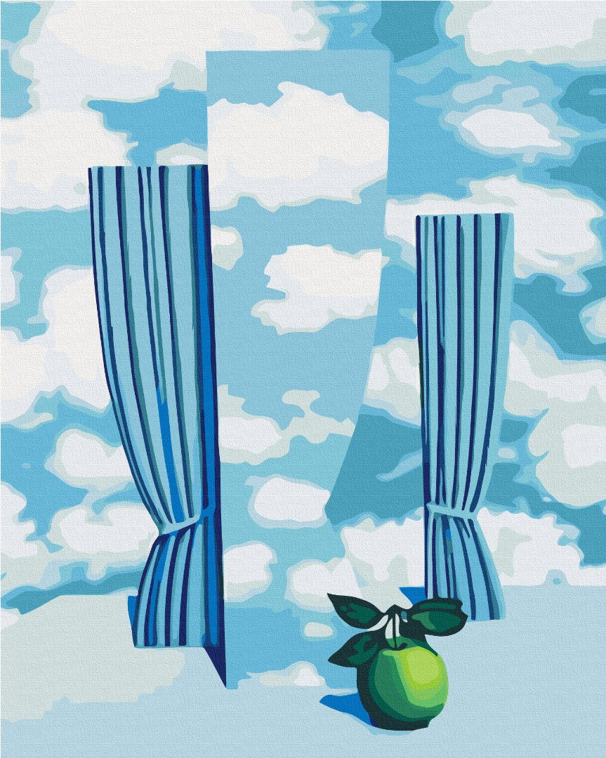 René Magritte "Sky" - Peinture par numéro